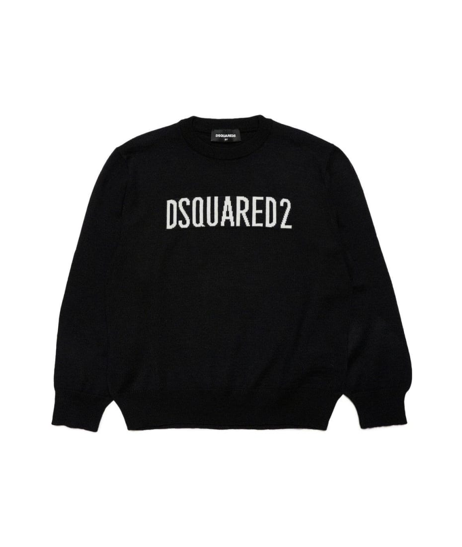 Dsquared2 Intarsia Crew-Neck Jumper - Blue