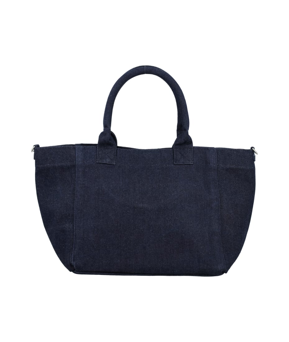 ★送料・関税込【GANNI】Small Easy Shopper Denim Tote Bag Ganni Small Easy Shopper Denim | italist