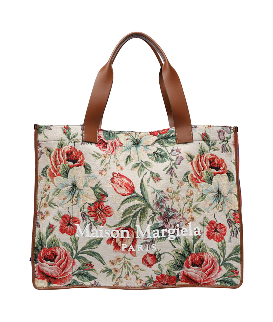 Maison Margiela Leather Logo Print Tote Bag Release | Hypebeast