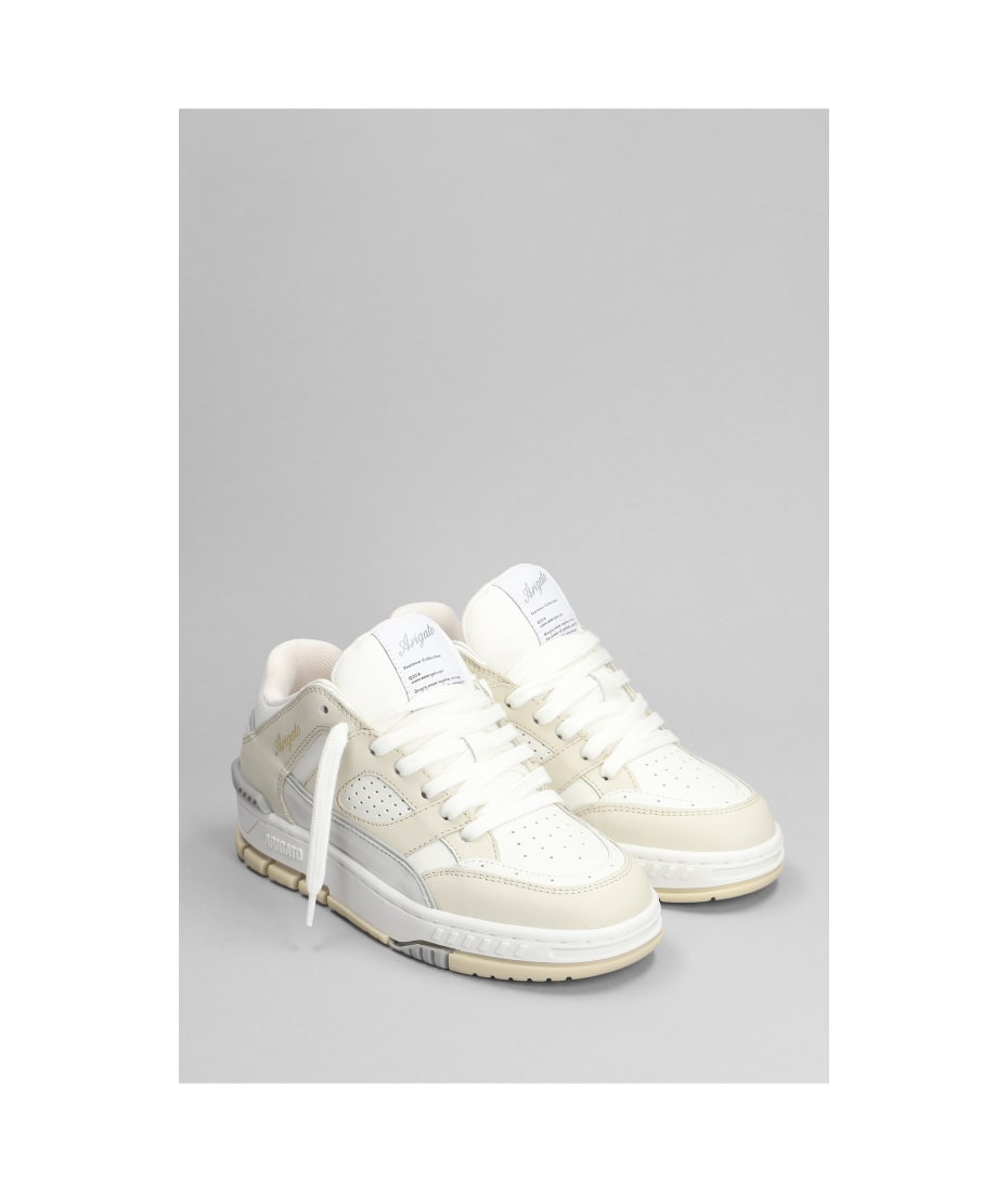 Axel Arigato Area Lo Sneaker Sneakers In Beige Leather