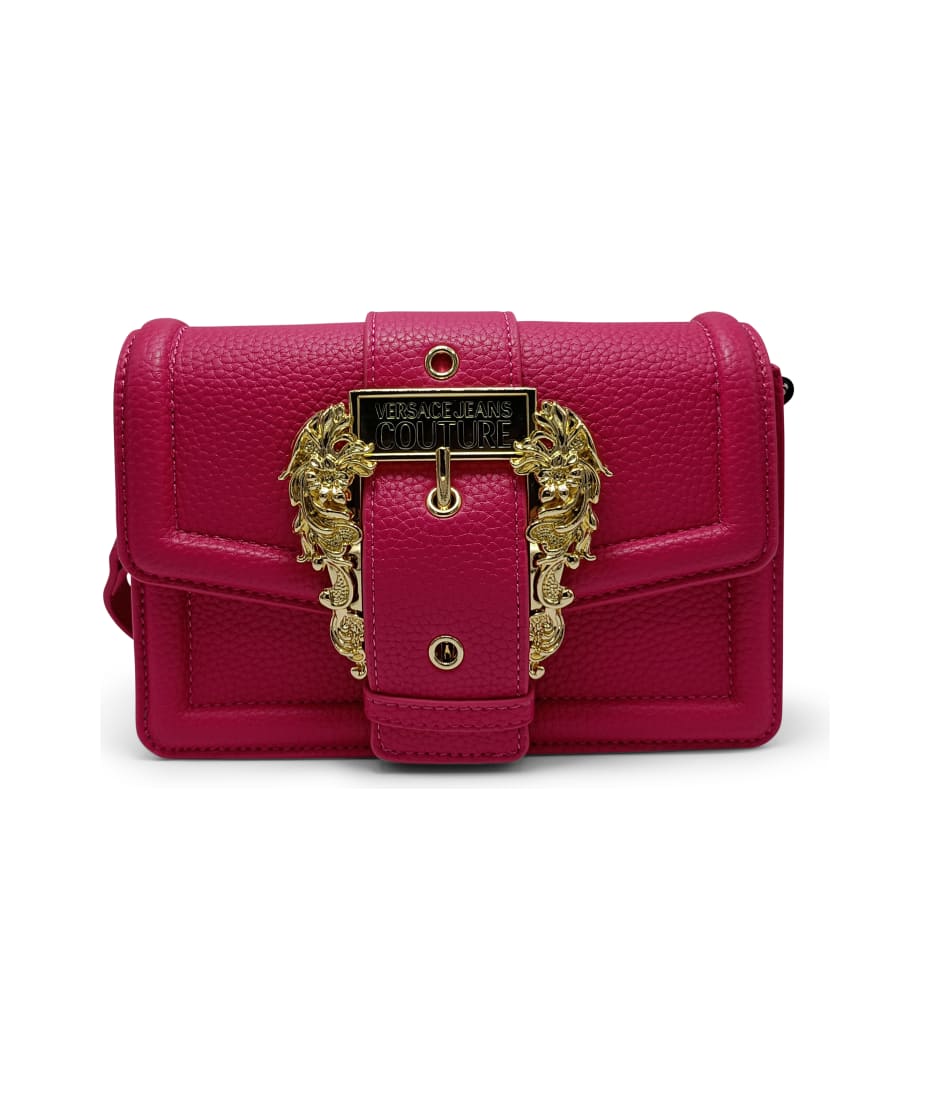 Versace Jeans Couture Pink Baroque Buckle Bag