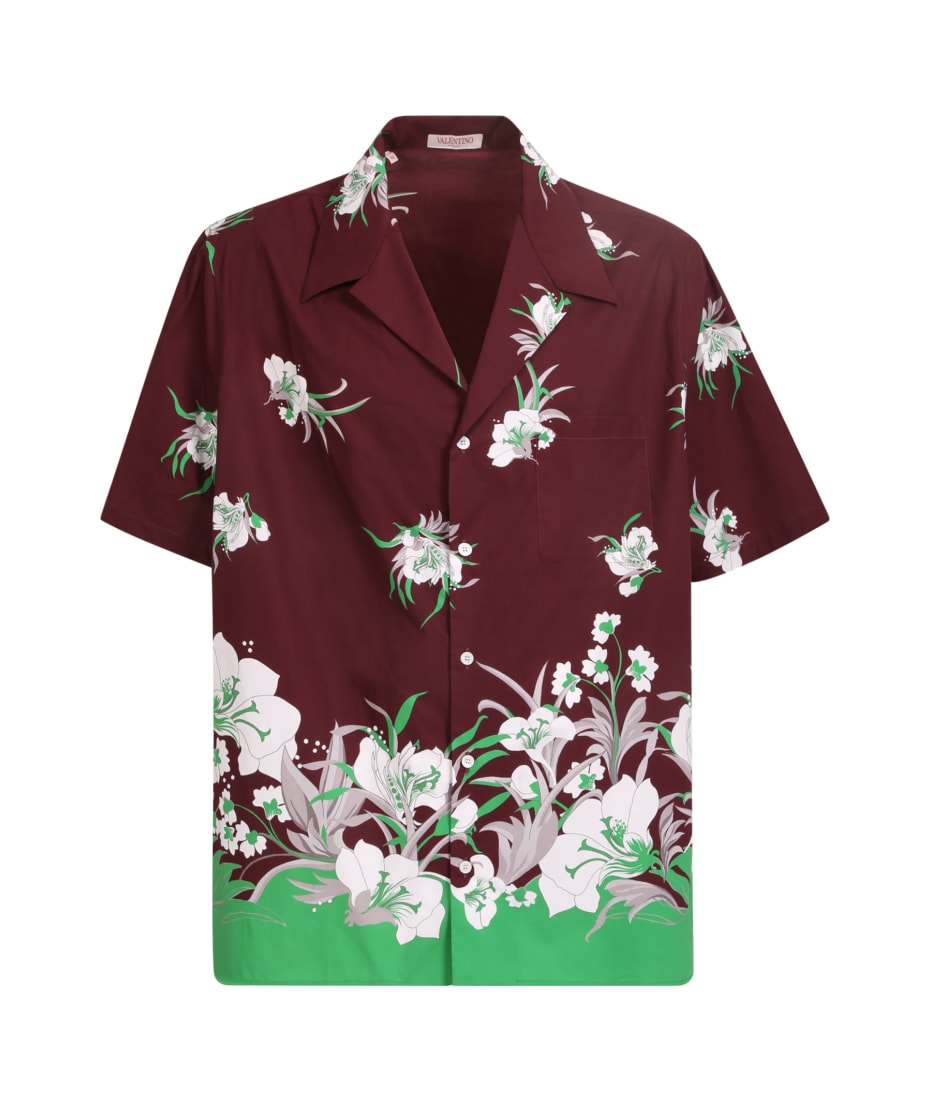 Graphic Print Bowling Shirt