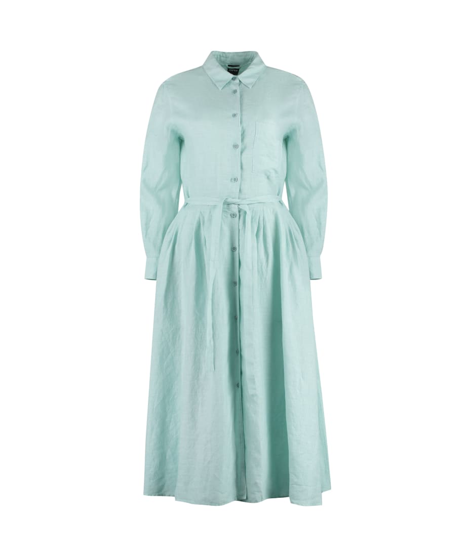 chinese dress ladies Linen A-Line Dress by Aspesi- La Garçonne main image 1