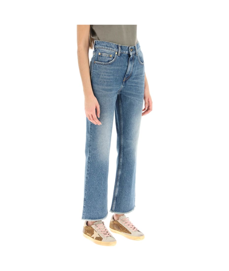 デニム・ジーパン GOLDEN GOOSE DELUXE BRAND Derin new cropped flare jeans GOLDEN GOOSE - 