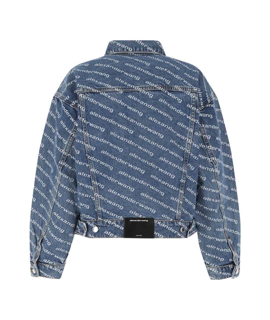 Alexander Wang Printed Denim Jacket | italist