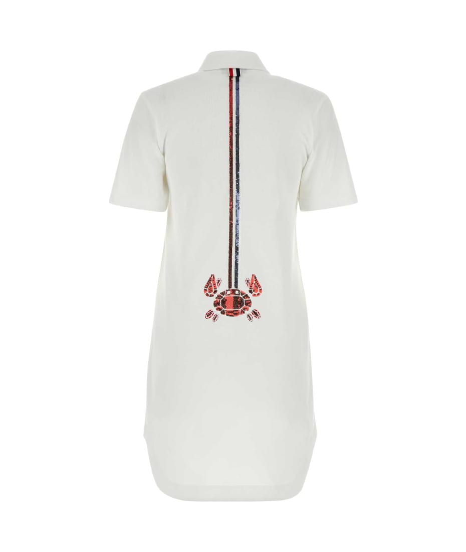 ワンピース THOM BROWNE White Piquet Mini Shirt Dress Thom Browne White Piquet Mini Shirt Dress | italist, ALWAYS