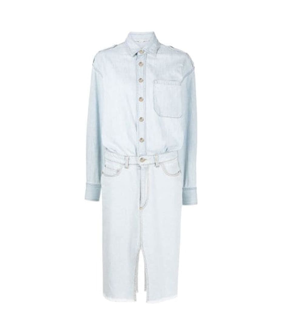 Stella McCartney Denim Shirt Dress - Blue