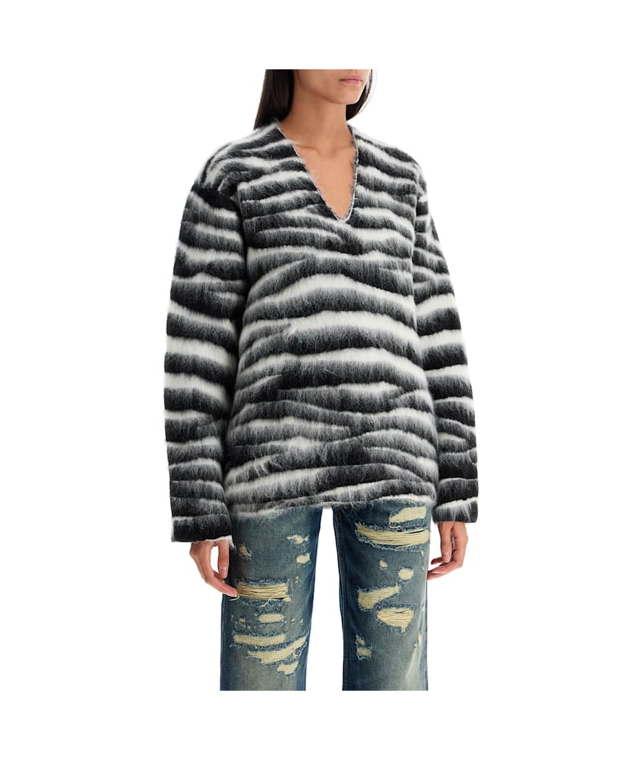 ブラジャー MARC JACOBS ZEBRA-PATTERNED JUMPER IN WOOL BLEND Marc Jacobs Zebra-patterned jumper in wool blend – Lord & Taylor
