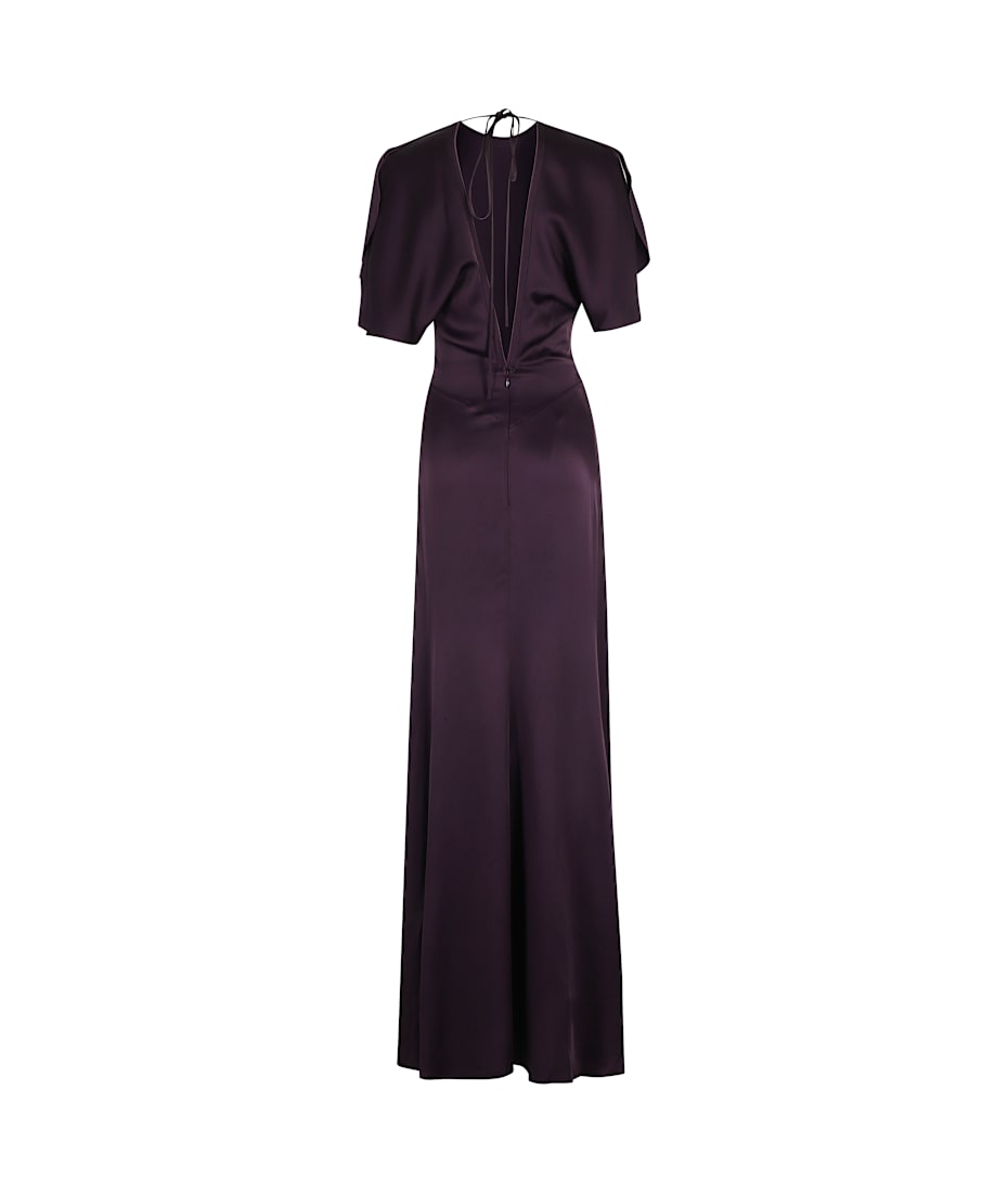 Victoria Beckham Gathered Waist Floor Length Dress | italist, ALWAYS LIKE A  SALE