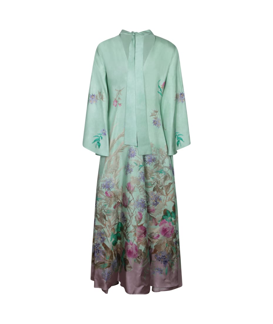 slim fit dress slacks Palasha Midi Dress in Satin Lime Green