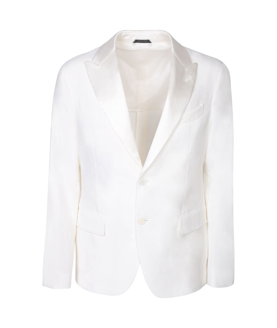Giorgio Armani Elegant White Jacket | italist