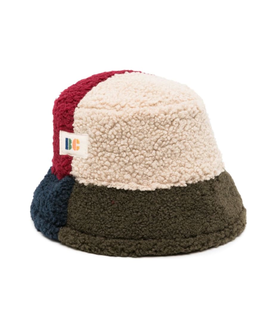 Bobo Choses Color Block Sheepskin Hat | italist