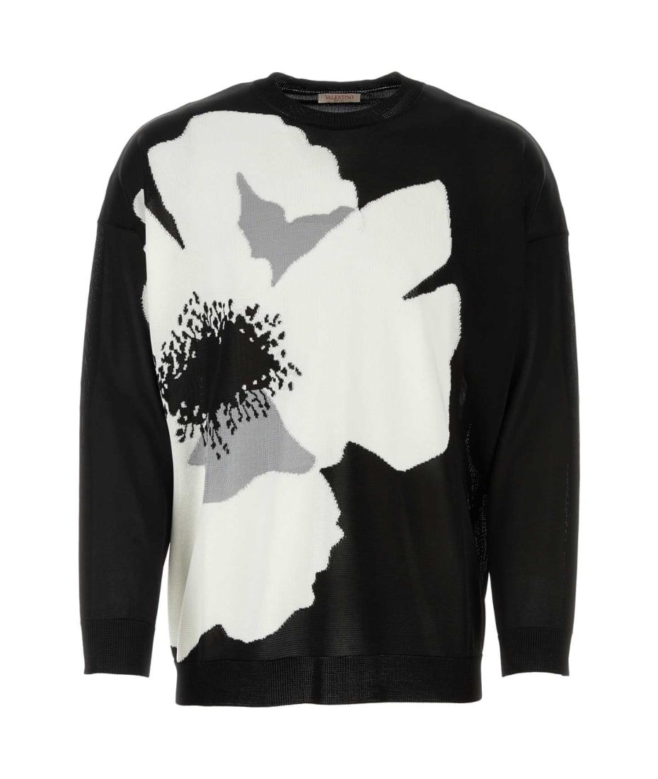 Tシャツ・カットソー VALENTINO GARAVANI Black Viscose Sweater Valentino Garavani Viscose Sweater | italist