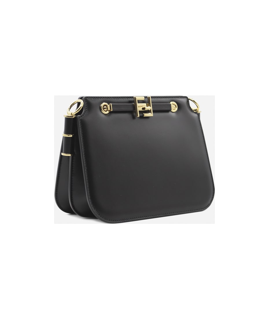 ★関税込★FENDI★Leather Touch Bag Black★ FENDI Touch Leather Bag Black | COCOON