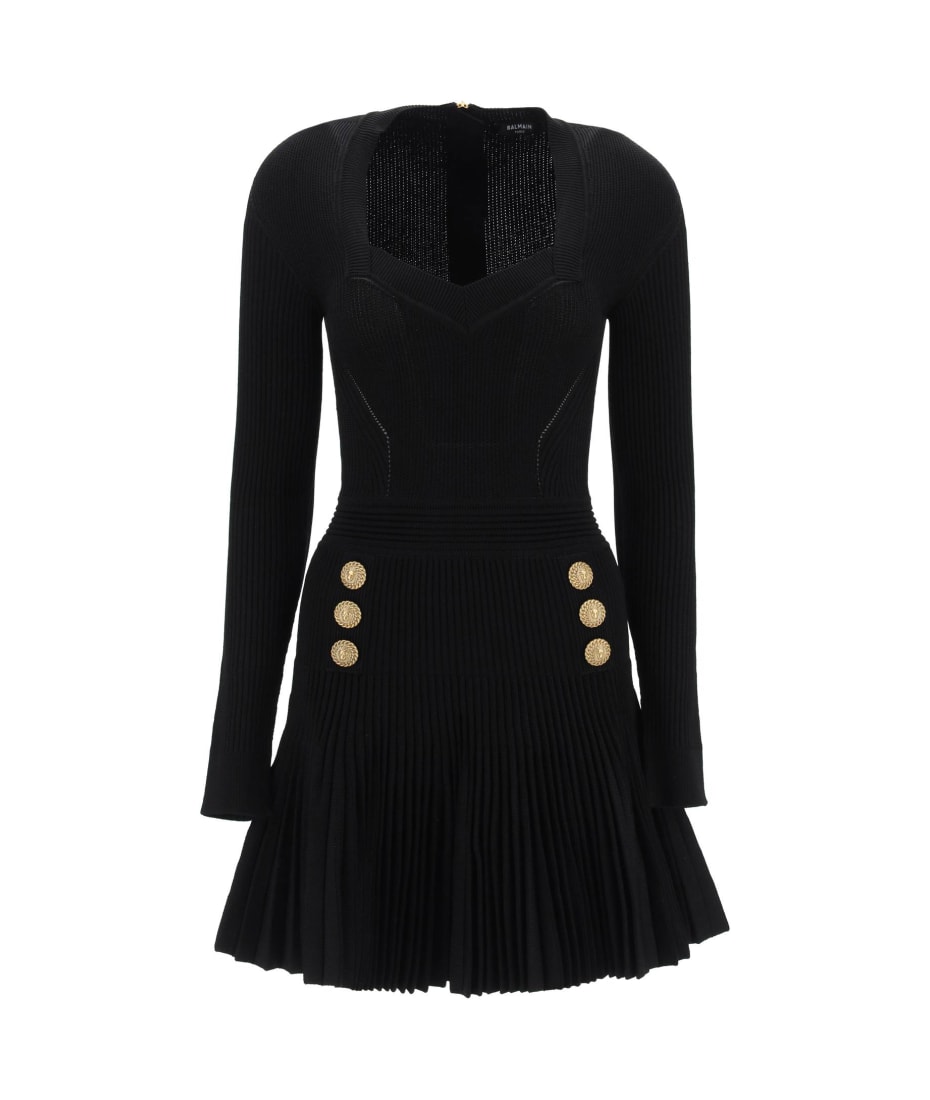 Balmain long sleeve dress best sale