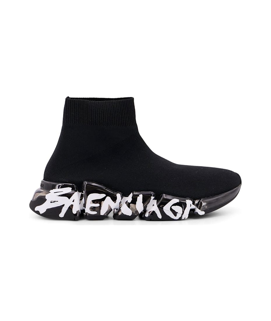 Balenciaga Speed Graffiti Recycled Knit Sneaker italist