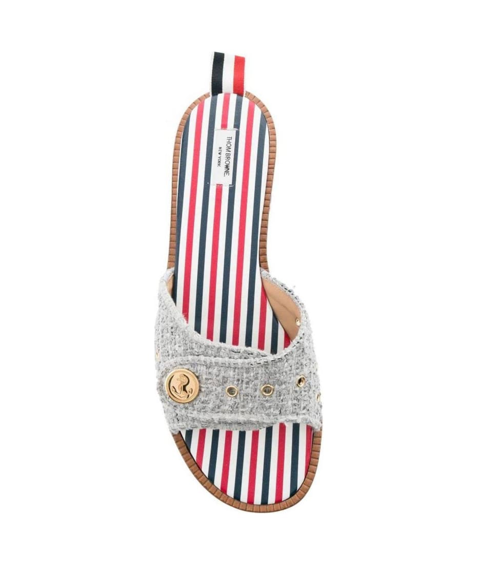 【送料&関税込】Thom Browne Tweed Slip-on Sandals Thom Browne Tweed Slip-on Sandals | italist