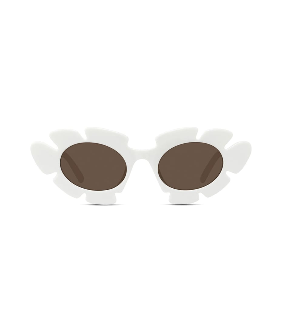 サングラス LOEWE SUNGLASSES (LW40088U47 21E) Loewe LW40088U 21E Sunglasses Women's Shiny Solid Ivory