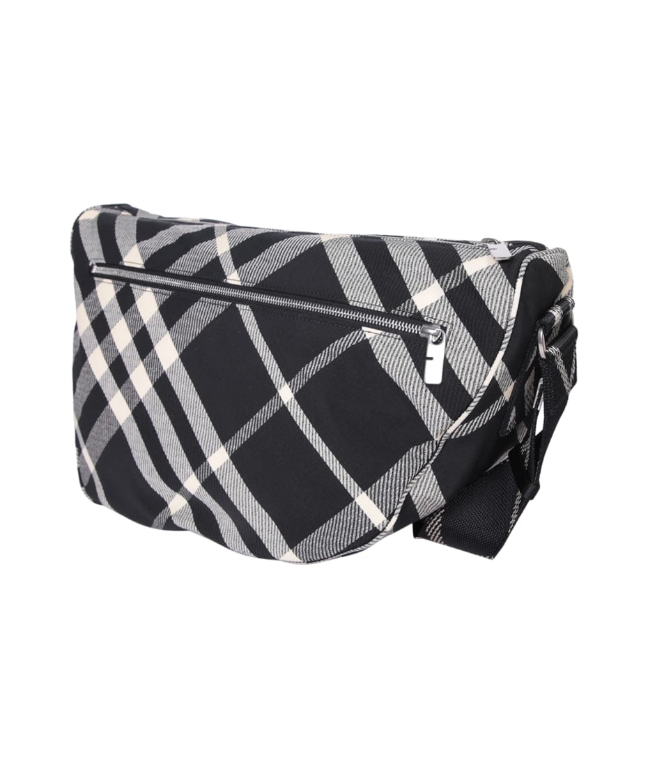 【関税&送料込】Burberry Embroidered Fabric Shield Crossbody Burberry Embroidered Fabric Shield Crossbody Bag | italist