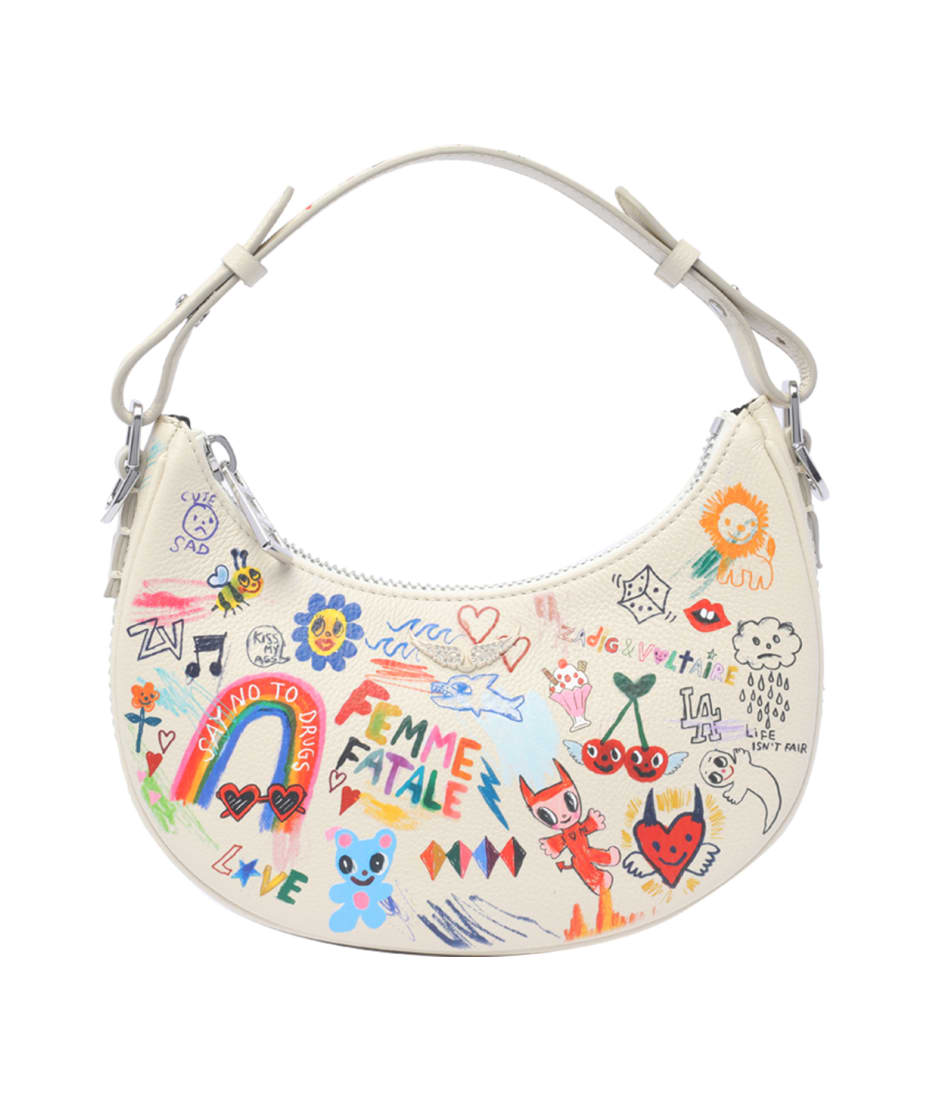 ZADIG & VOLTAIRE Humberto Cruzイラスト入りバッグ humberto cruz handbag zadig and voltaire | eBay