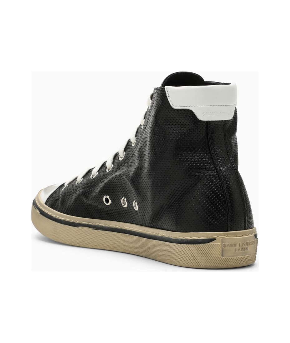 ■Saint Laurent■ Malibu Leather Sneakers White 64925300NG09 Saint Laurent Malibu Sneakers In Smooth Leather | Saks Fifth