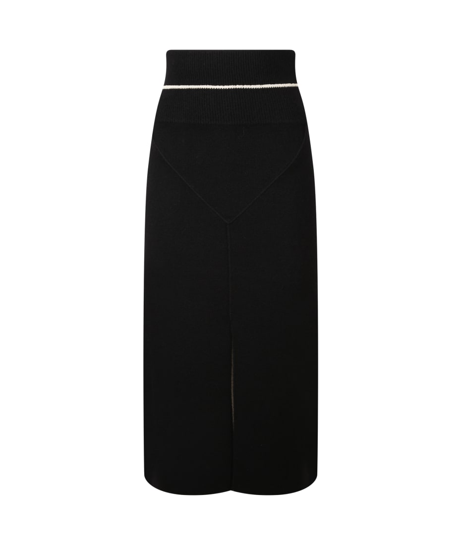 スカート MONCLER 9H000-04 M1313 999 Skirts GENIUS Black Moncler Genius Midi Skirt | italist