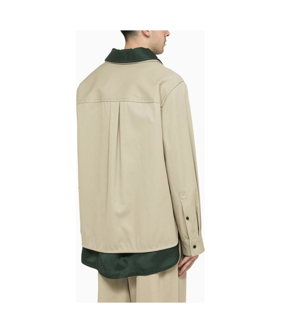 Bottega Veneta Double Layer Cotton Twill Shirt | italist
