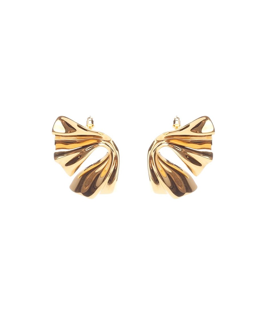 【関税&送料込】Salvatore Ferragamo Gold l Earrings Salvatore Ferragamo Gancini Stud Earrings (L) 12mm 760119