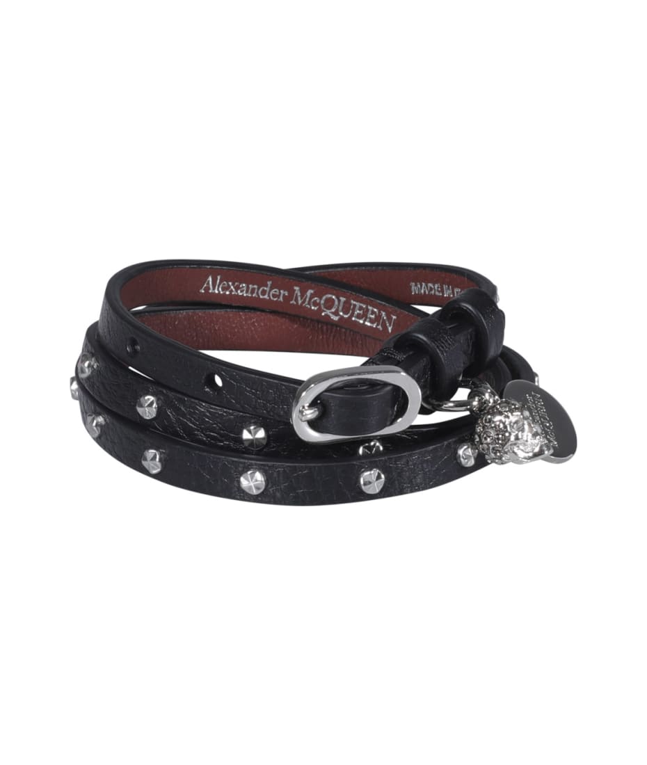 【関税&送料込】Alexander Mcqueen Bracciale A Doppio Giro ブレスレット ALEXANDER MCQUEEN BRACCIALE A DOPPIO GIRO Men's