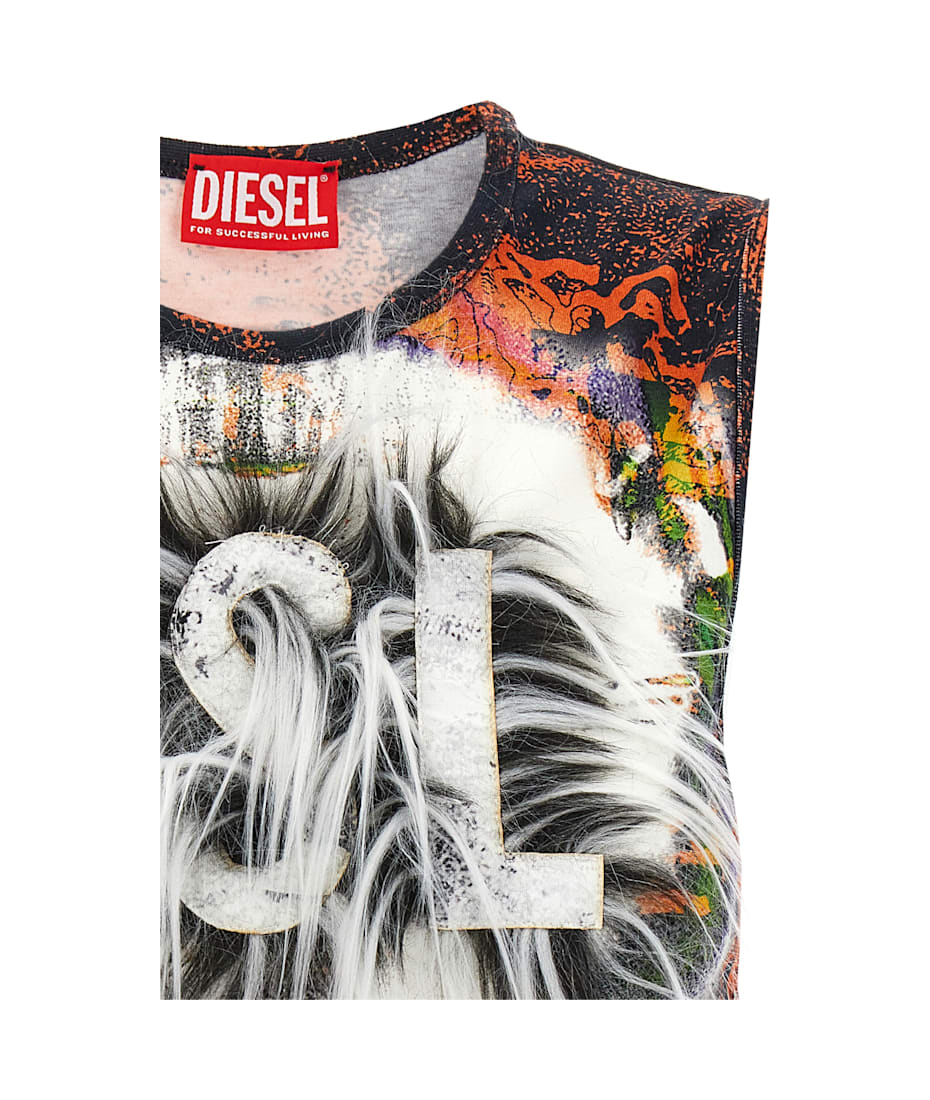 Diesel 't-grafite' Top | italist