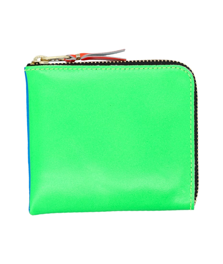 折りたたみ財布 COMME des GARCONS SUPER FLUO SMALL ZIP WALLET (SA3100SFL 3) Comme des Garçons Wallet Super Fluo Small Zip Coin Wallet