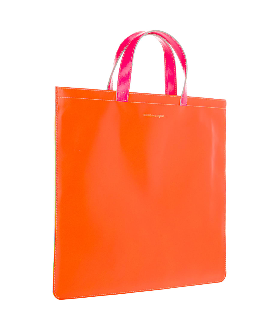 トートバッグ Comme Des Garcons Wallet Super Fluo Leather Tote Bag Comme des Garçons Wallet Super Fluo Tote Bag | italist