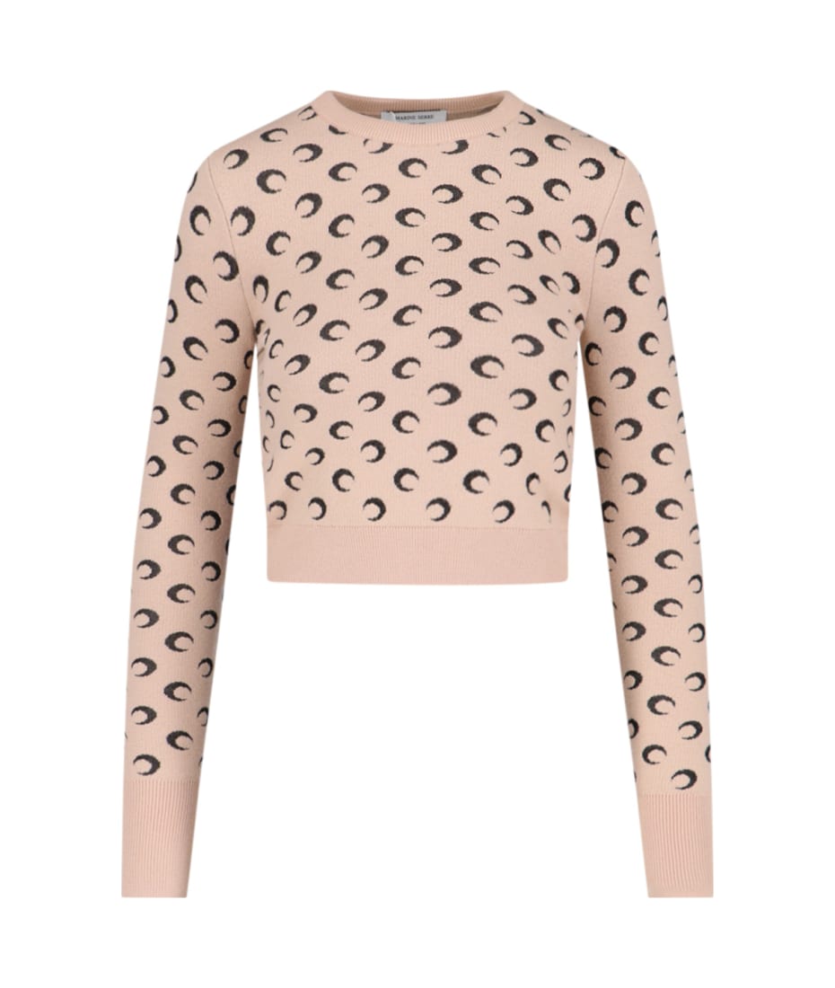 2025-25 秋冬新作  Marine Serre Moon Jacquard Knit Sweater | italist トップス