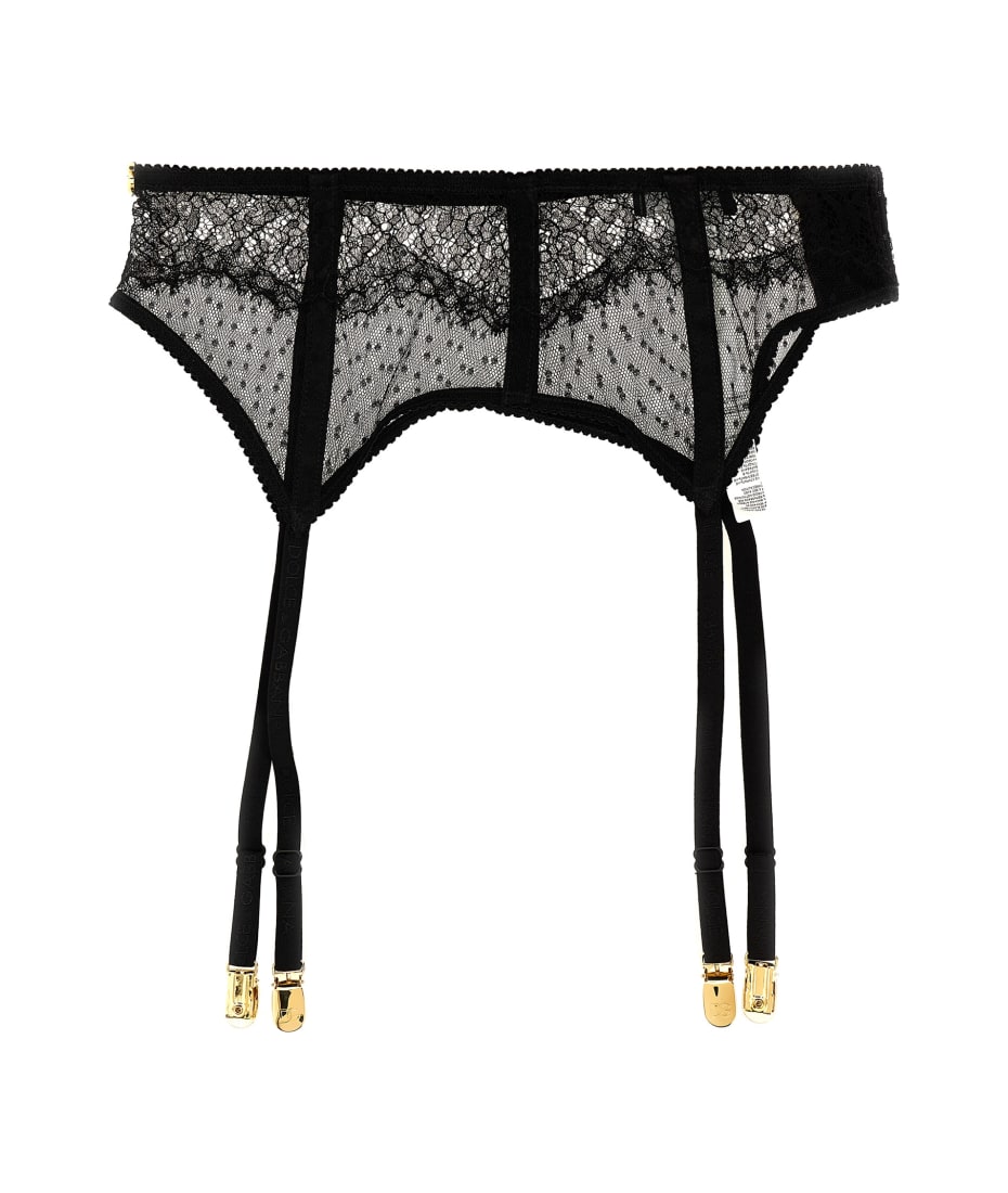 Dolce & Gabbana Lace Garters - Black  