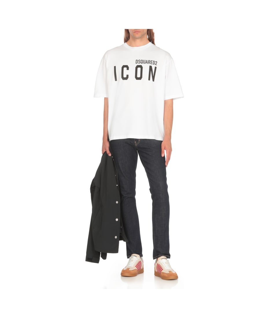 【送料&関税込】Dsquared2 Be Icon Loosel Fit Tee T-shirt Dsquared2 Be Icon Loosel Fit Tee T-shirt | italist