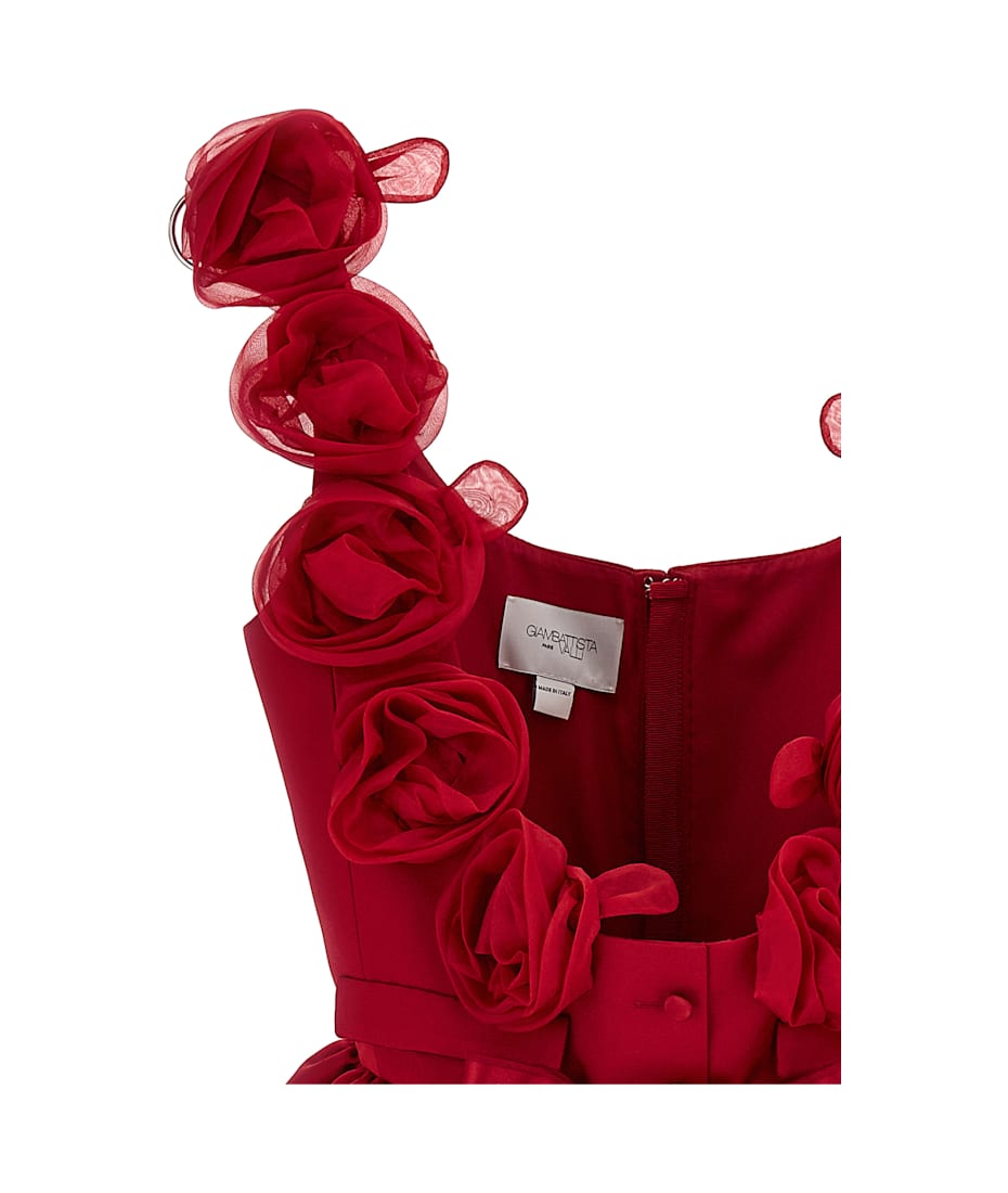 【関税込み】GIAMBATTISTA VALLI Rose bow dress Giambattista Valli Rose Bow Dress | italist