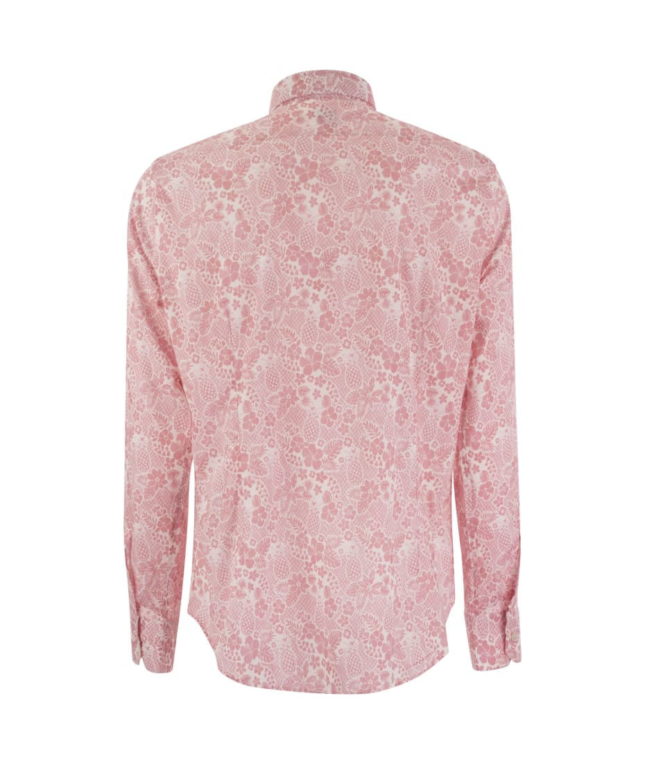 Tシャツ・カットソー Fedeli Printed stretch cotton voile shirt Fedeli Printed Stretch Cotton Voile Shirt | italist, ALWAYS