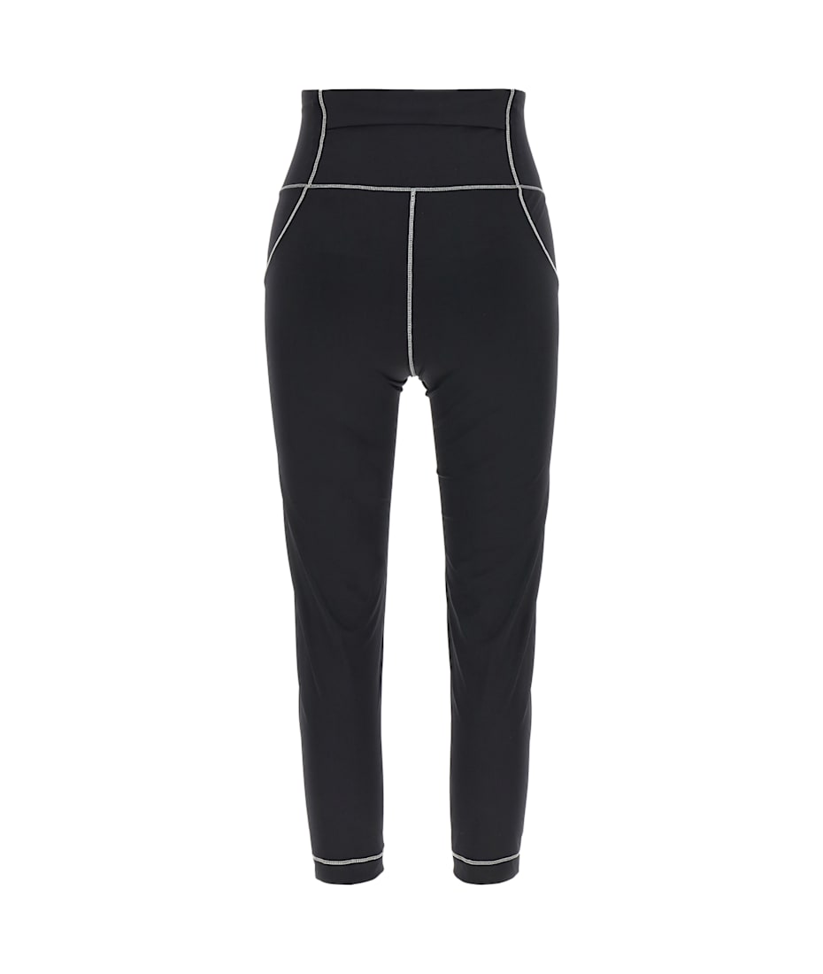 Moncler Grenoble Logo Patch Leggings | italist