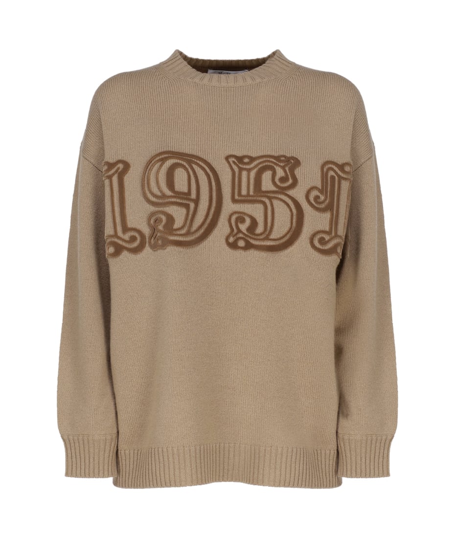 Monogram Stitch Crewneck Sweater