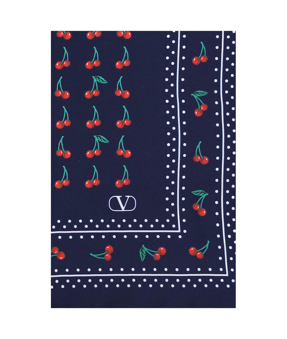スカーフ Valentino Garavani Printed Silk Cherryfic Foulard Valentino Garavani Silk Cherryfic Print Scarf | Harrods US