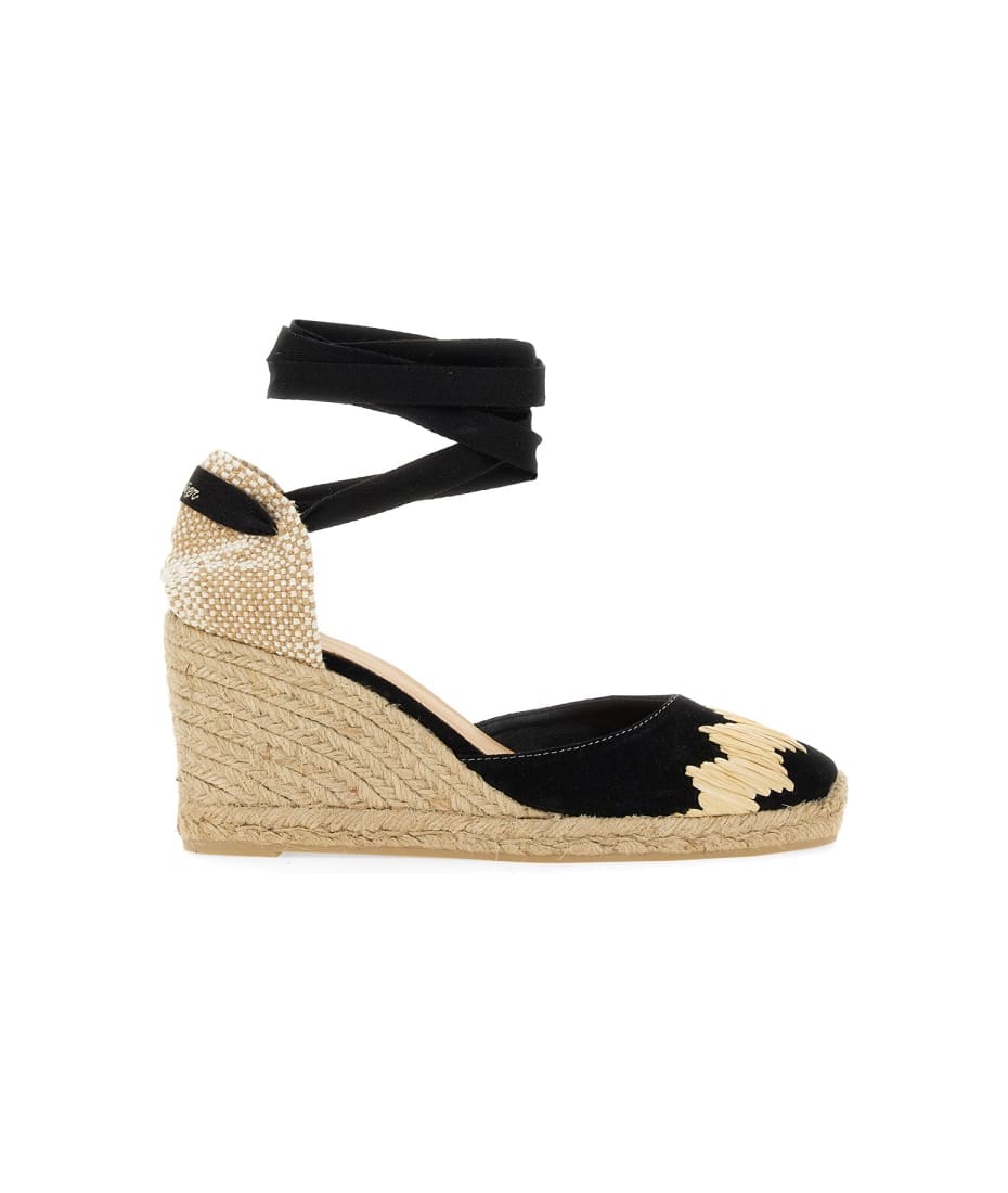 サンダル・ミュール Castaner SS24 ESPADRILLE CANDE (CANDE/8/186_NEGRO) Castañer Espadrille Cande | italist