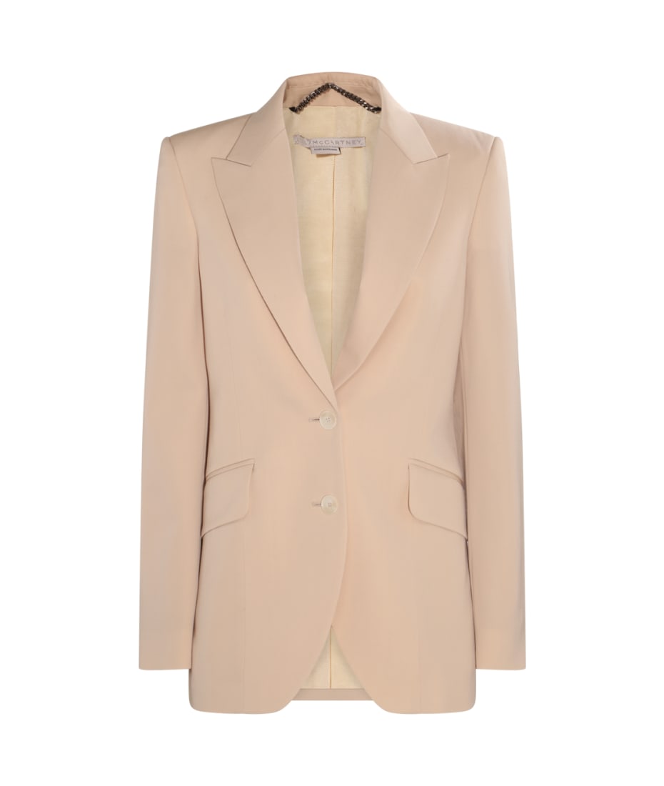 【関税・送料込み】STELLA MCCARTNEY BLAZERS OAT WOOL BLAZER Stella McCartney Oat Wool Blazer | italist