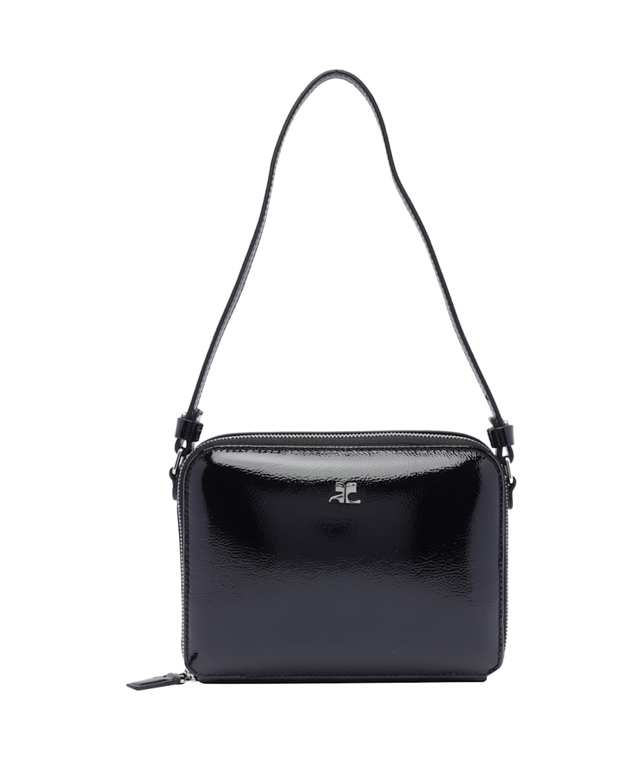 【関税込み】Cloud Chained Mirror Purse - Courreges - Leather Cloud Chained Mirror Purse - Courreges - Leather - Silver