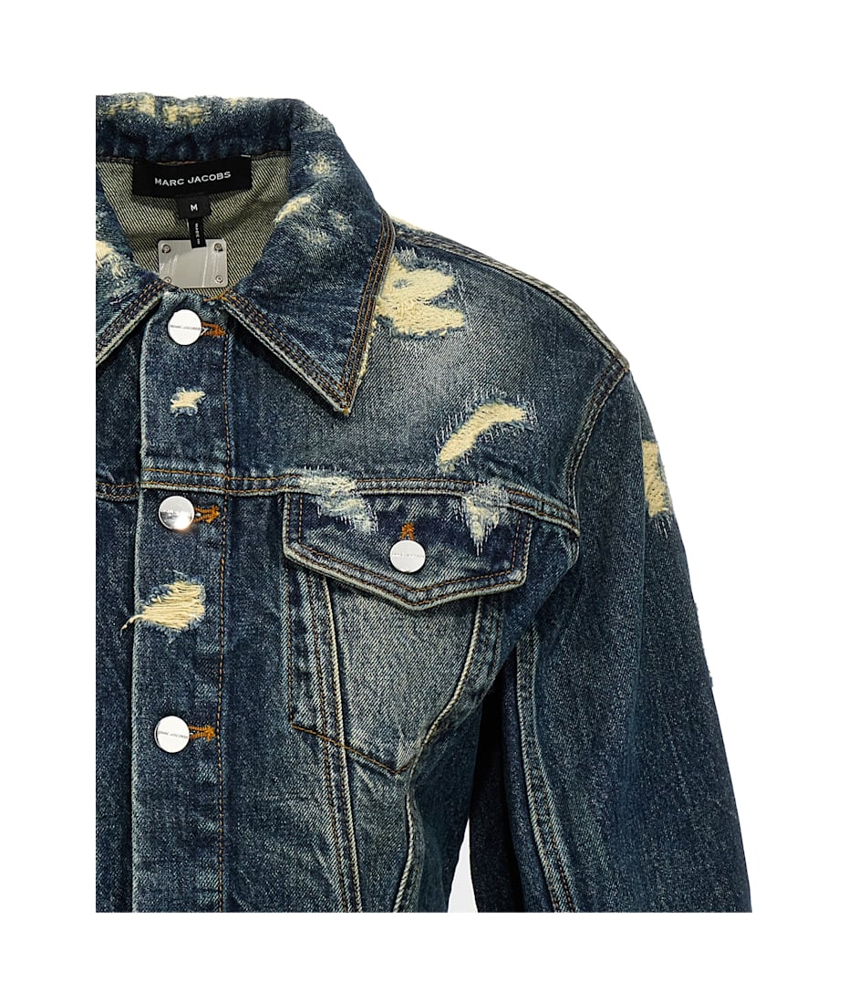 アウターその他 MARC JACOBS 'The Rip And Repair Fluted Denim Jacket' jacket Marc Jacobs 'the Rip And Repair Fluted Denim Jacket' Jacket