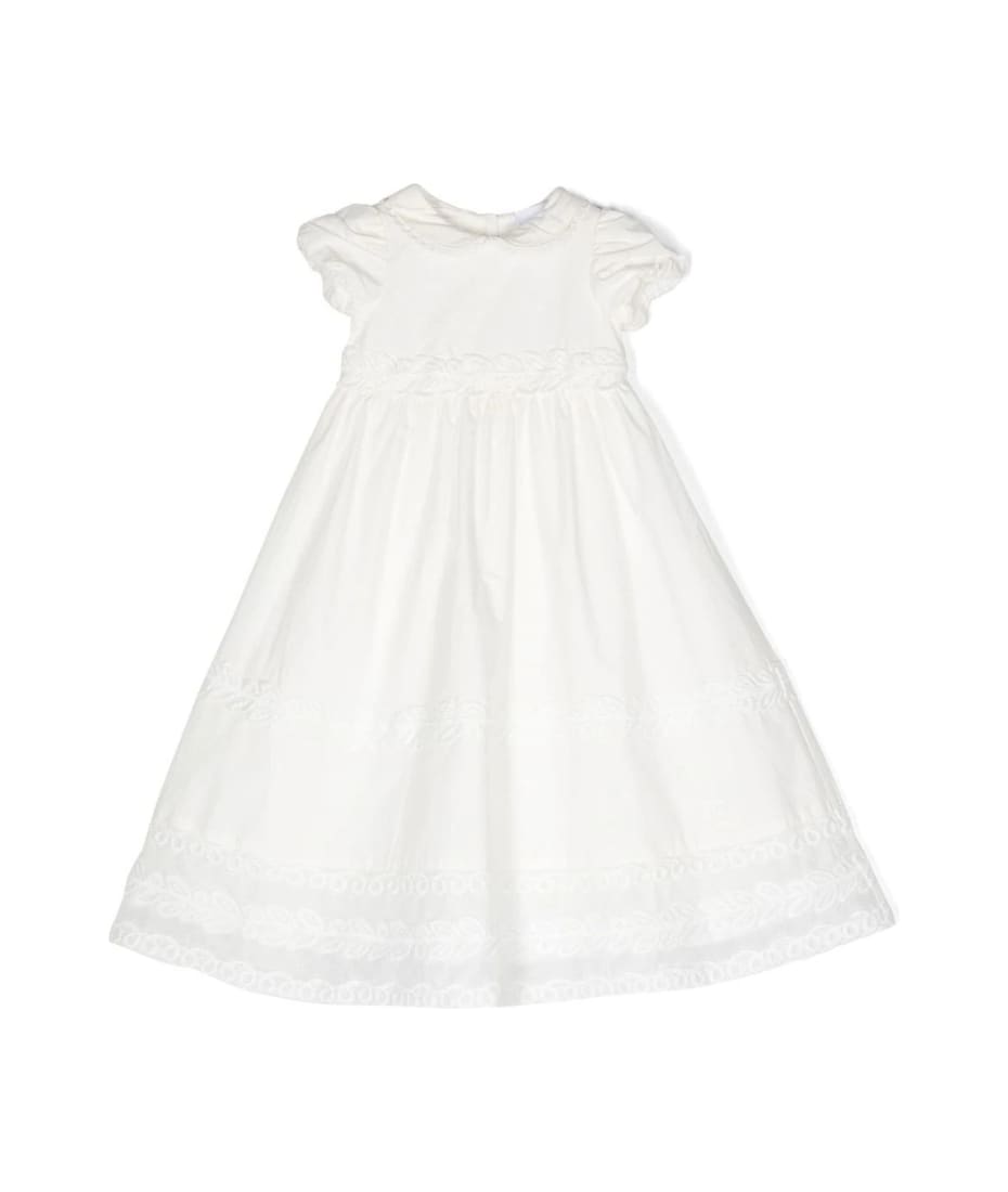 Ermanno Scervino Junior White Cotton Dress | italist, ALWAYS LIKE