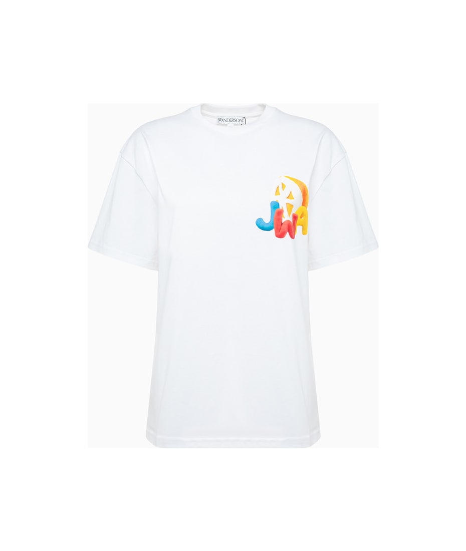 【関税込み】JW Anderson ホワイト Orange Tシャツ J.W. Anderson Jwa Orange Print T-shirt White | italist