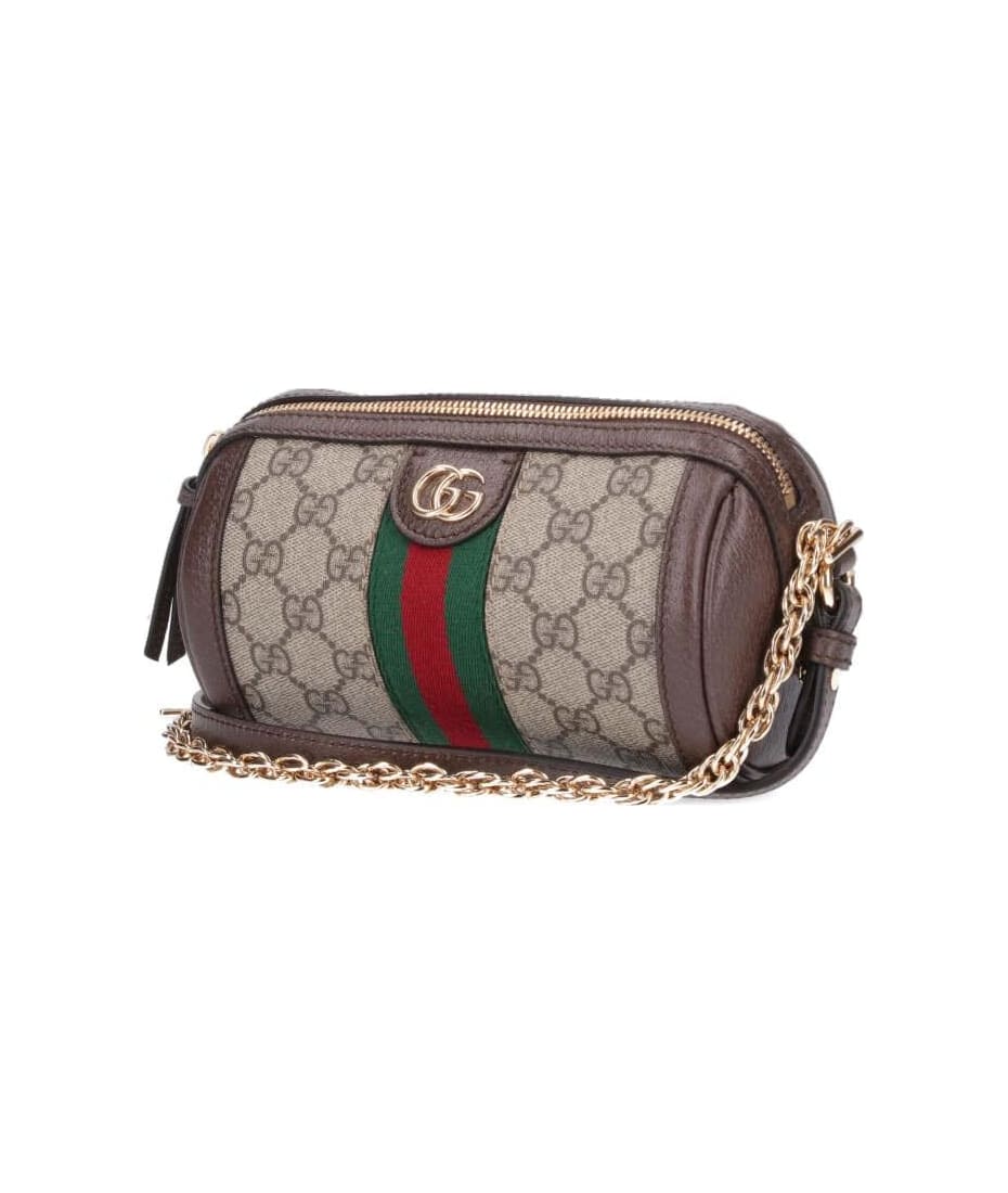【GUCCI】MINI BAG◆7954662ZGMN Ophidia small shoulder bag in grey and black Supreme | GUCCI® US