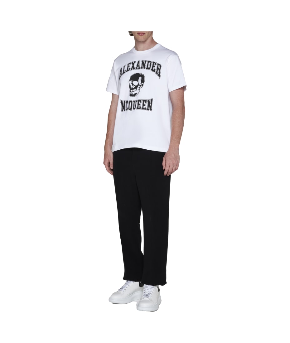 【Alexander McQueen】T-SHIRT VARSITY LG PRT ON MID◆759442QT Alexander McQueen Varsity T-shirt | italist
