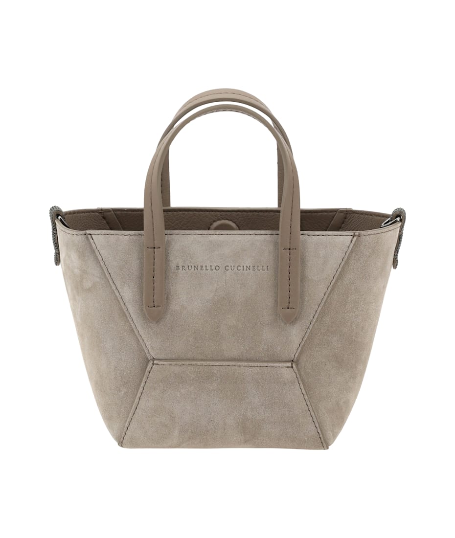 トートバッグ BRUNELLO CUCINELLI Suede shoulder bag Brunello Cucinelli Suede Shoulder Bag | italist