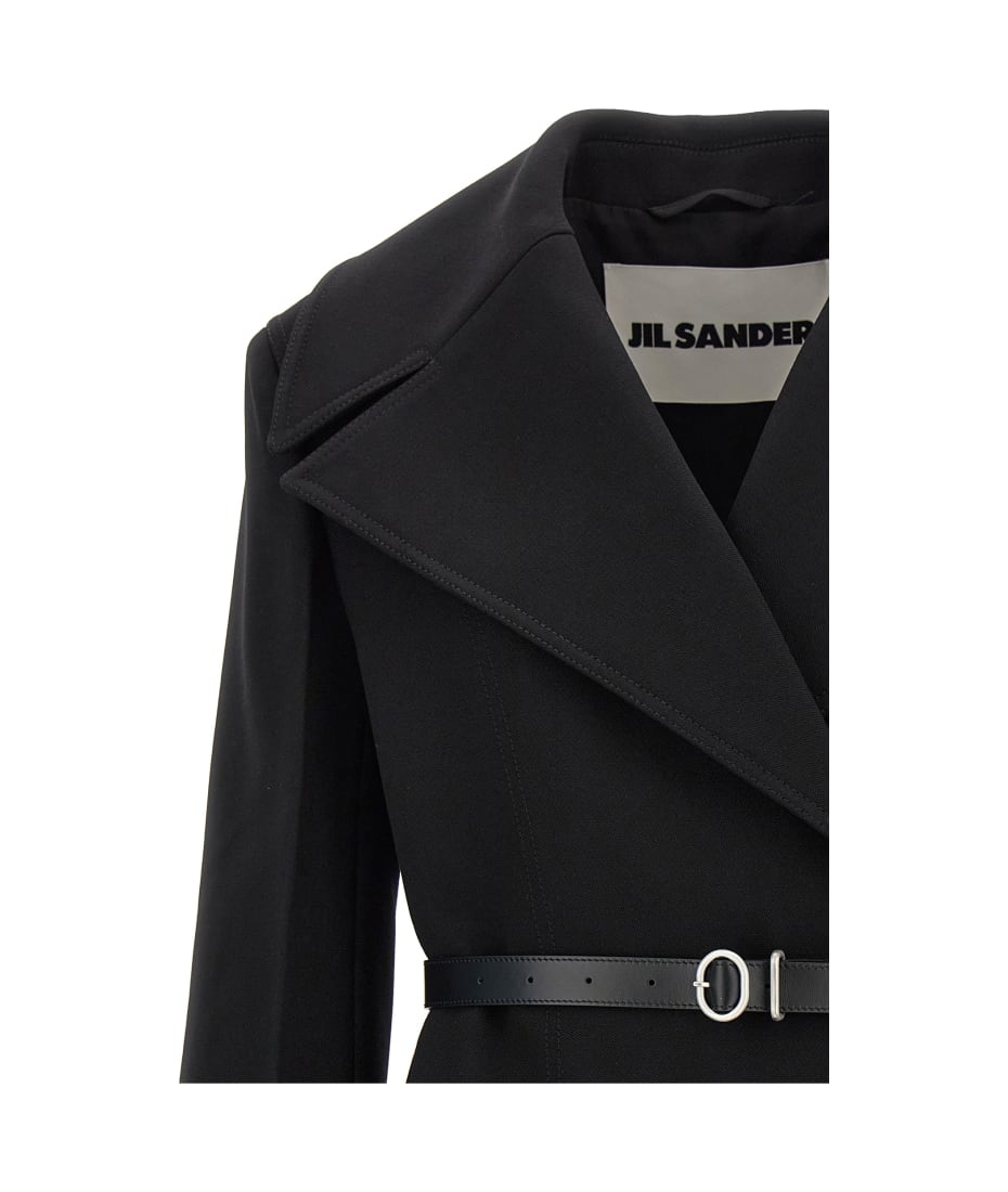 【関税＆送料込み】Jil Sander Double-Breasted Coat Cashmere Coat Man | Jil Sander Official Online Store